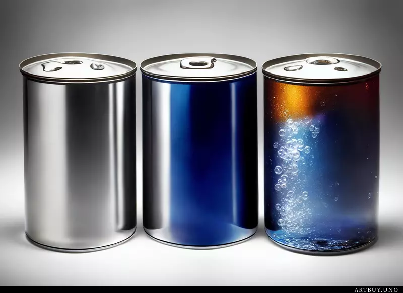 Lata de aluminio de bebida energética monstruo